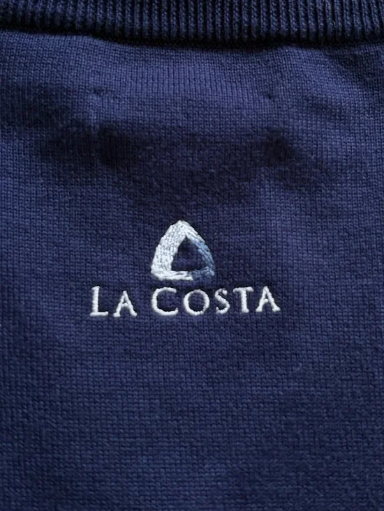 Polo Golf Ralph Lauren Sweater Vest Mens XL Blue Knit 100% Cotton V Neck Preppy - Picture 12 of 12